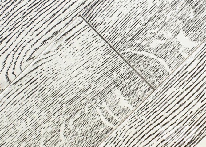 Фото №1 - Инженерная доска Vecchio Parquet Модерн Дуб эмаль белая с патиной черной