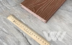 Террасная доска Latitudo Solid 150 Полнотелая Каштан