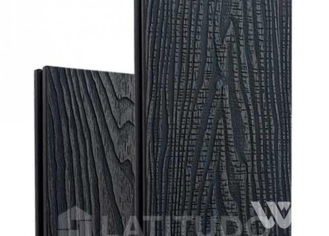Фото №1 - Террасная доска Latitudo 3D-Wood Графит