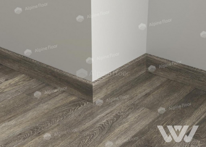 Фото №1 - Плинтус Alpine Floor Parquet Light Венге Грей SK 13-8
