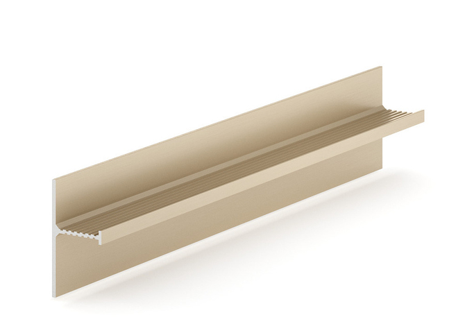 Фото №1 - Теневой плинтус Laconistq REVERSE 2.0 Светлое золото 39,3х16х3000мм