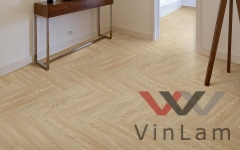 Виниловый ламинат FloorFactor HERRINGBONE Beige Smoke Oak HB 04