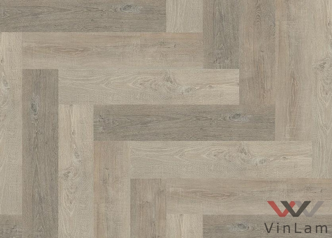 Фото №2 - Виниловый ламинат FloorFactor HERRINGBONE Graphite Oak HB 05