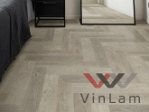 Фото №1 - Виниловый ламинат FloorFactor HERRINGBONE Graphite Oak HB 05