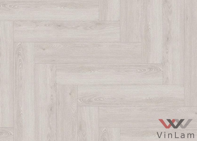 Фото №2 - Виниловый ламинат FloorFactor HERRINGBONE White Smoke Oak HB 02